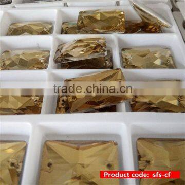 Factory Supply different types flatback crystal stones for sewing manufacturer sale