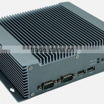 X86 Embedded Fanless Box PC Intel 1037U Dual-core CPU MINI Computer photo-2