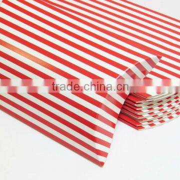 Red and White striped Pillow Boxes STRIPE PILLOW/POUCH WEDDING FAVOURS BOXES PARTY DIY