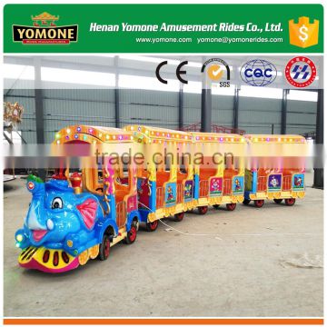 Mini train coin operated kids rides game machine for supermarket