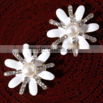 Floral shape Shining rhinestone accessories DIY accessories