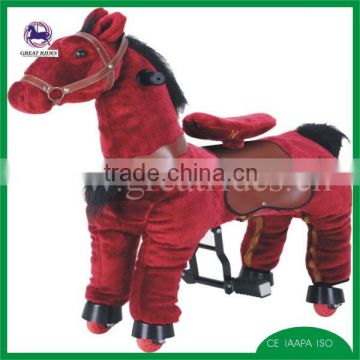 horse scooter Kids Ride On Plush Horse Toy