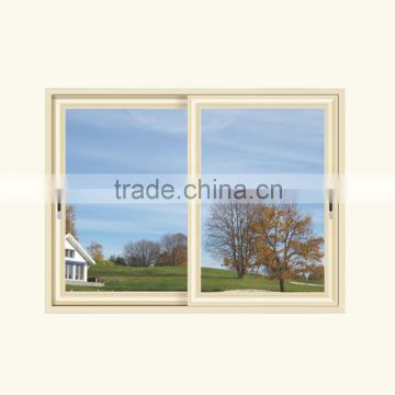 Interior Two Tracks Aluminum Frame Double Glass Sliding Window for Office