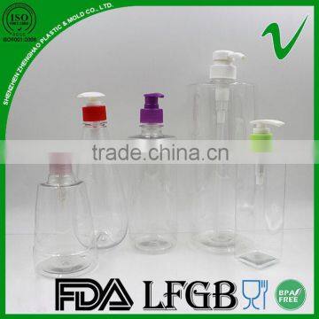 500ml Cylinder Spray Plastic Detergent Bottle Transparent in Shenzhen photo-3