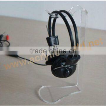 pop led lighted acrylic headphone display stand