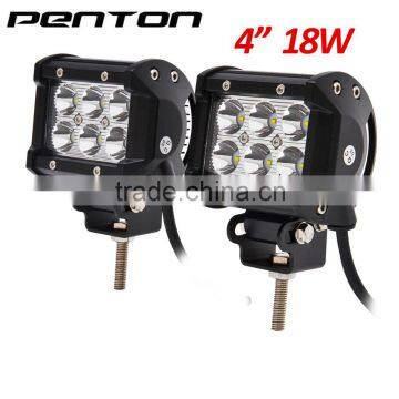 Penton High Quality 18w Spot Beam Crees Led Light Bar Dual Row