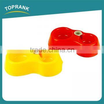 Custom color pet feeding bowls food grade dog bowl plastic
