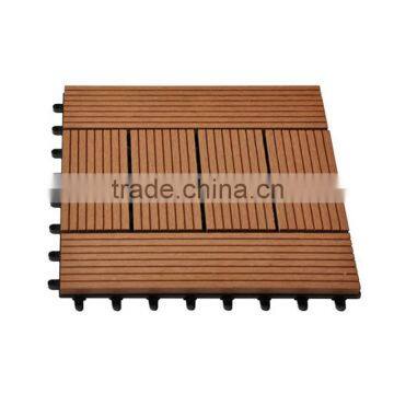 Wood plastic outdoor floor tiles