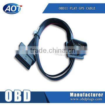 obdii extension flat cable obd gps tracking cable