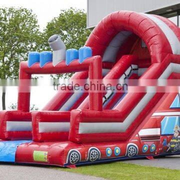 Hola fireman inflatable slide/inflatable water slide/inflatable slip n slide