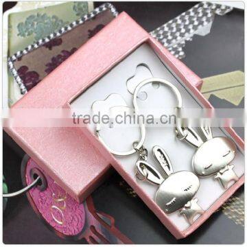 New Anime Keychain Rabbit Keychain Bunny Anime Keychain Metal Bunny Keychain