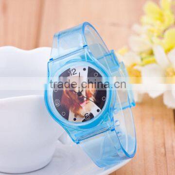 promotional colorful students' electric silicon watches