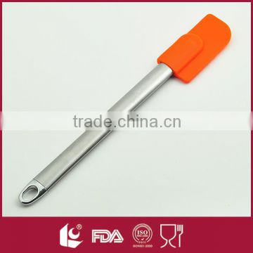 High quality silicone spatula/silicone brush with 18/0 S/S handle