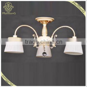 2016 New Products With 3 Lights Fabric Lamp Shade Ceiling Light Design, Decorative Lighting