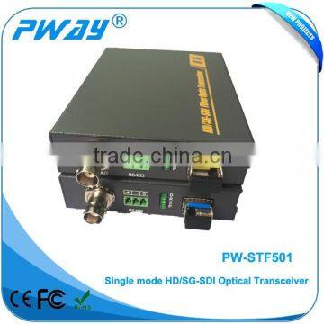 Pinwei PW-STF501 hd sdi receiver resolution upto 1920x1080@60Hz transmission distance upto 80KM SDI fiber optic extender