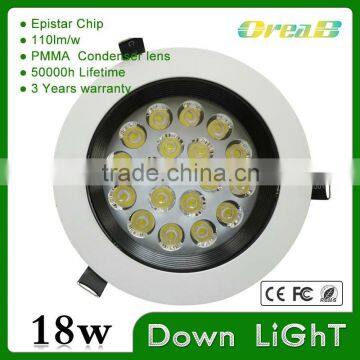 Canada Hot Sale 8 Inch COB LED Downlight 18w
