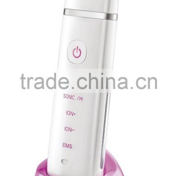 Home use fashionable leading-in nutrition exfoliator face skin scrubber ultrasonic peeling