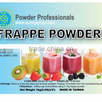 Powder for slush , smoothie , ice cream