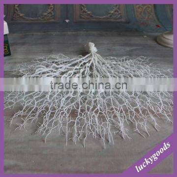 bulk peacock shape decorative plastic tree with no base