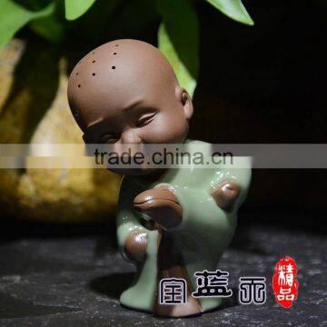 Gong fu Xiao zi ,Red Porcelain Gift Crafts Child Craft Toys photo-2