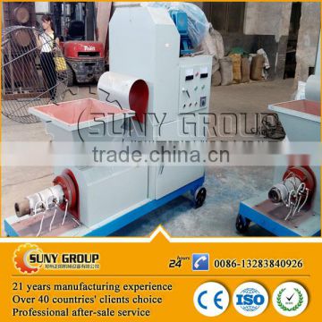 Rice hull briquette machine for making charcoal bar