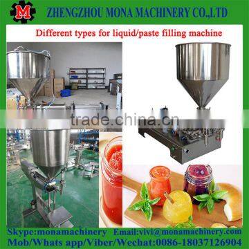 Hot Horizontal Pneumatic Double Heads Cream Paste Filling Machine photo-5