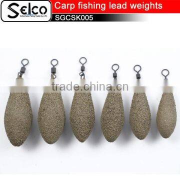 1.5oz 2oz Coated Tournament casting carp fishing lead weights