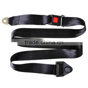 New Black Universal Adjustable 3 Point AUTO Car Safty Seat Lap Belt