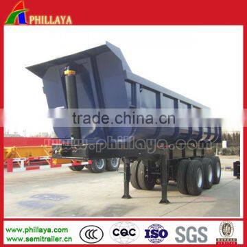 Top Qualily 50-60 Tons Heavy Duty 3 Axles Tipper Semi Truck Trailer for Sale photo-2