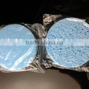 hot sale blue PVA facial cleaning sponge