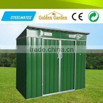 Powder Coated Frame Finishing Movable Prefabricated Metal Garden House photo-5