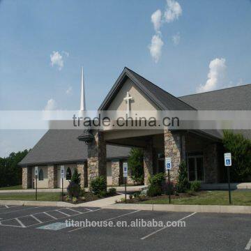 High Quality Light Steel Prefabricated Church Building photo-2