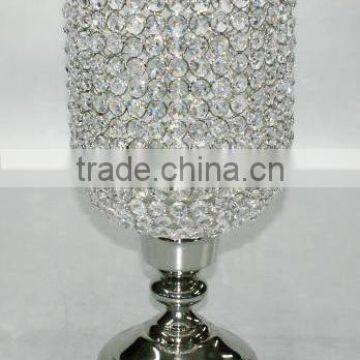 crystal cup wedding table centerpiece