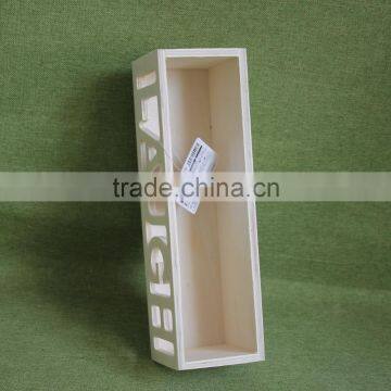 Cheapest Customized Small Plywood Decorative Storage Box With Laser Letter photo-6