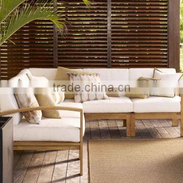 2016 Outdoor Furniture Pictures Teak Wood Sofa Set Furniture in China photo-2