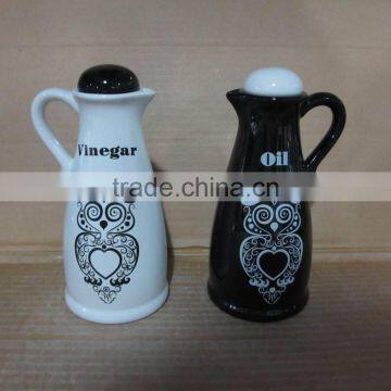 Ceramic Square Oil and Vinegar Bottle Sets