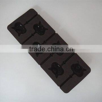 Owl Shaped 6 Cups Silicone Ice Cube Tray Chocolate Mold photo-2