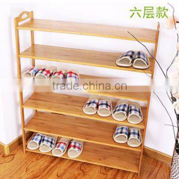 2017 new style bamboo shoe rack with handle