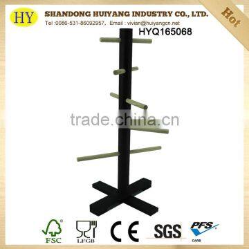 FSC cheap custom wooden display stand racks