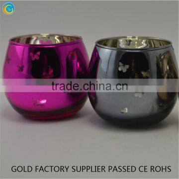 Butterfly Gold Votive Candle Holders Wedding Decoration photo-2