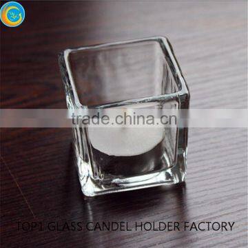 Sprayed Squre Glass Decor Wedding Table Decorations photo-3