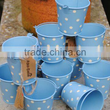 Good quality wedding party small galvanized buckets