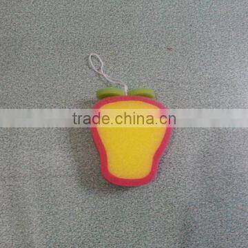 Fruit Pear Shape Sponge Customized Shape Cleaning Sponge Kitchen Sponge Can be Printed Logo photo-3