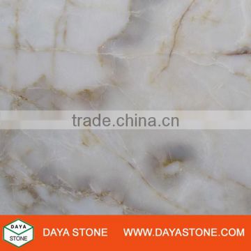 Polished Golden White Onyx slabs for Construction stone