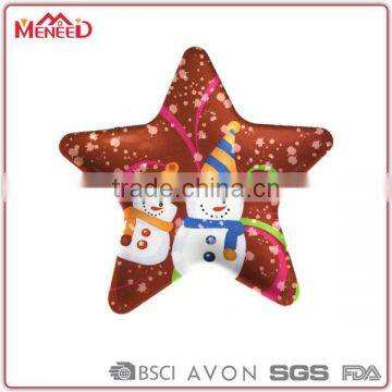 Fashion X'mas star shape custom made melamine plate