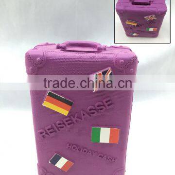 2015 Hot sale Suitcase design Piggy bank