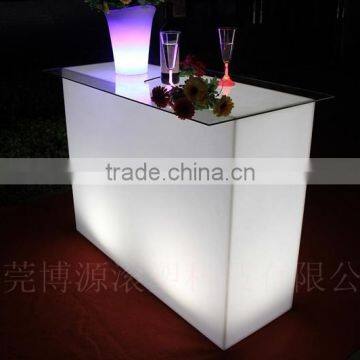 LED Rectangle Table/color Full Led Bar Chair/led Bar Furniture photo-2