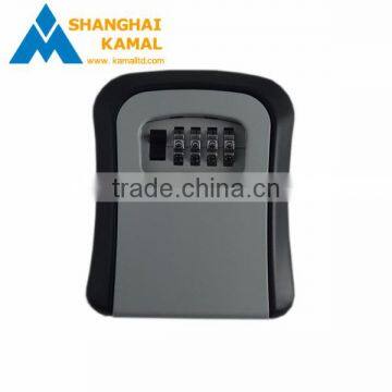 4 Digit Combination Key Safe Security Storage Box Lock Case Wall Mount Organizer photo-2