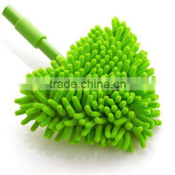 Telescopic Handle Green Triangle Chenille Mop, Microfiber Mop, Microfiber Duster Mop photo-4