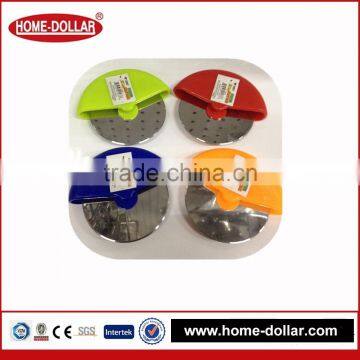 PLASTIC WITH STAINLESS STEEL ALL KINDS OF COLOR CIRCULAR PIZZA CUTTER